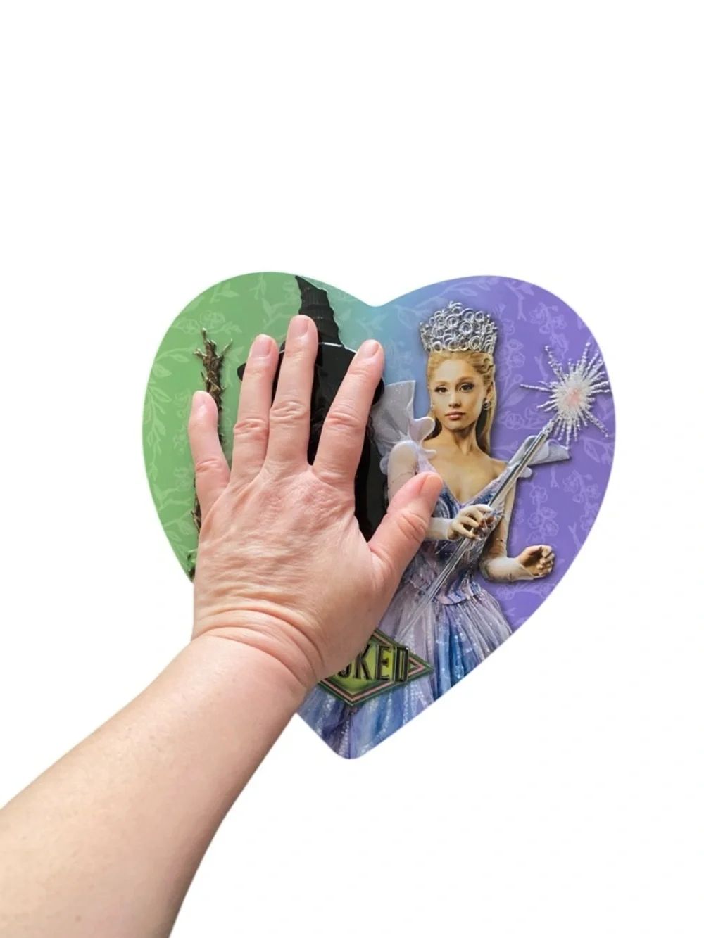 Wicked Decorations Banner Glitter Pink Goes Good With Green & wicked heart tin